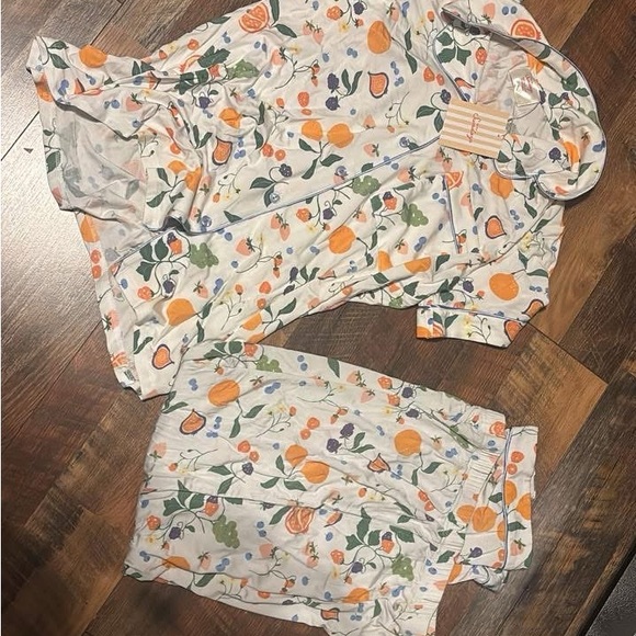 In My Sundays Other - Women's Floral Pajama Set - Multicolor